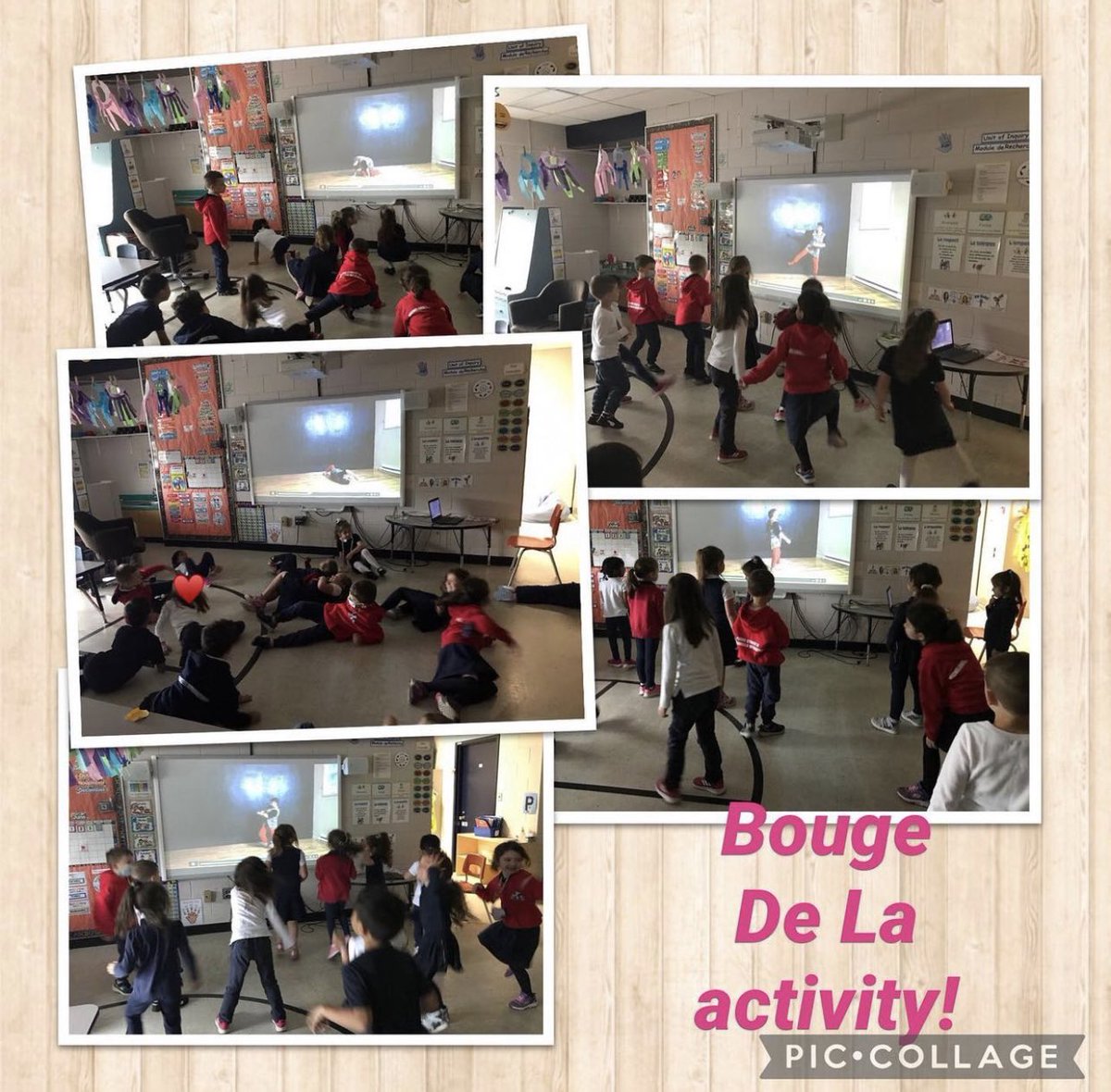 K4A enjoying a fun virtual dance 💃 activity from “Bouge De La Kaléidoscope”!