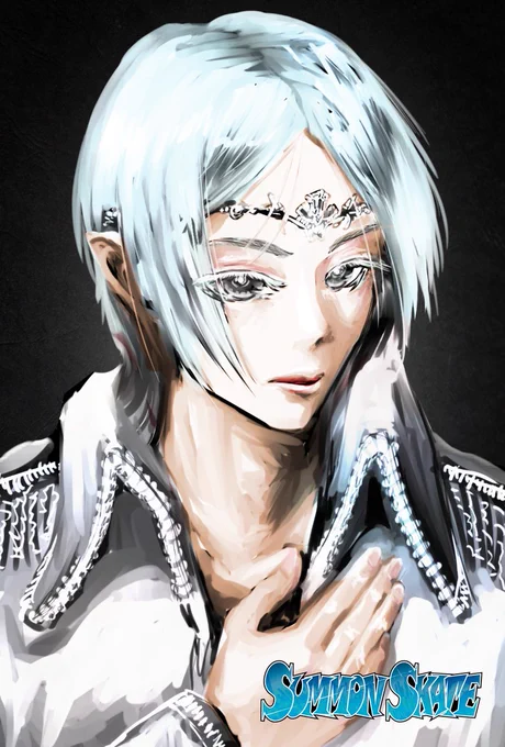 サモンスケート 光:バルドル SUMMON SKATE  #SUMMONSKATE 幸薄系美男子にしました。I made him an ill-fated beautiful boy.