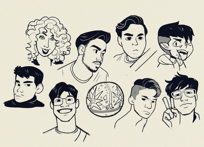 Thank you all for joining~
this is a fun exercise!

@thirdchildart 
@ianabrhm 
@oymakoy 
@rommeldrawlines 
@aspirinoverdose 
@esetebe_ 
@gillianthreeG 
@iamallien 
@himexcx https://t.co/uzfrpVbGAw 