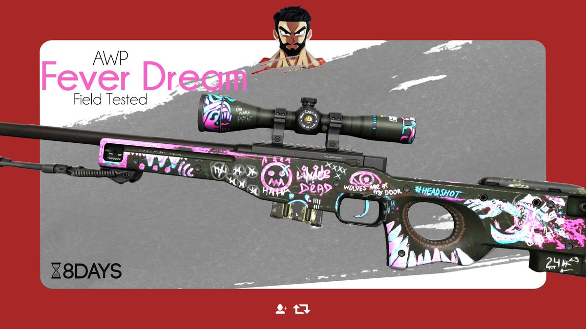 AWP Fever Dream Giveaway🎁

✅Follow <a href="/vloot_io/">vLoot.io</a> 
✅Retweet 

Winner drawn in 8 days👀

Good luck💕

#csgogiveaways #freecsgoskins