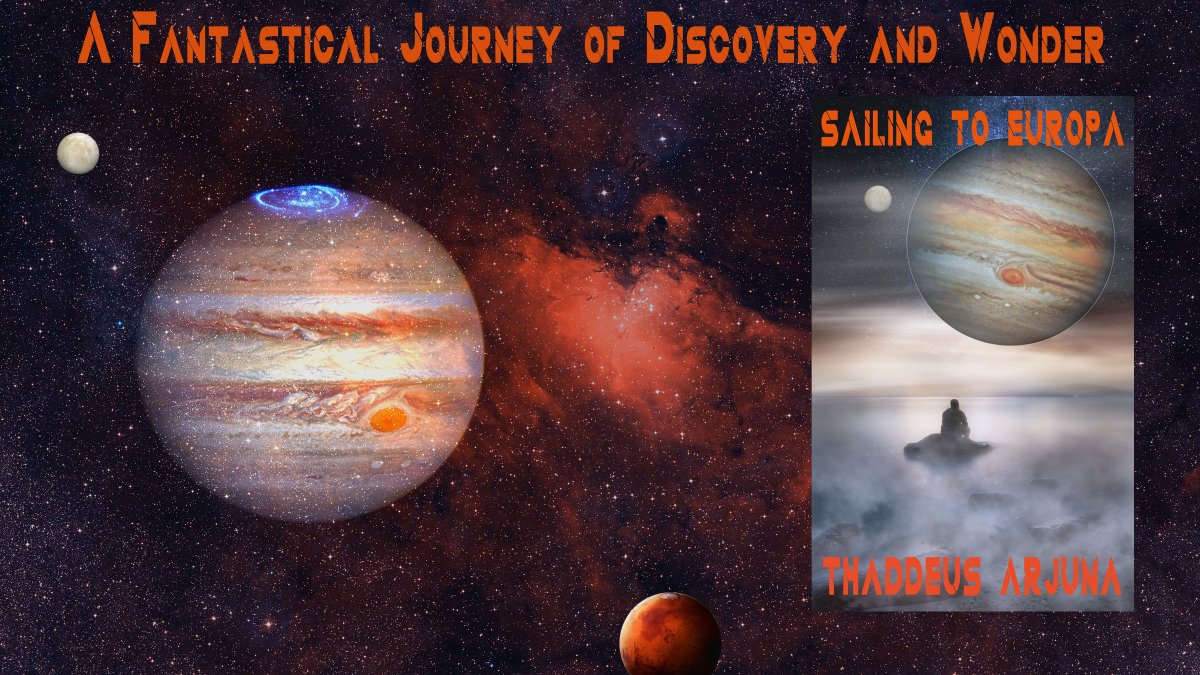 #RT @ThaddeusArjuna 

SAILING TO EUROPA

Thor is on a mission of peace to Jupiter’s frozen moon, Europa, but discovers en route that his shipmates and the captain of the Fair Winds intend to exploit the moon for its mineral wealth.

#KindleUnlimited #SFF

https://t.co/EPy0i2ncMb https://t.co/VTB0YkaUEC