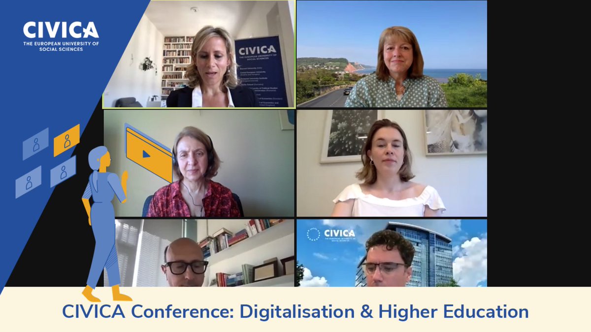 The #CIVICAConference launched the panel discussion!
Speakers are now sharing their experience from moving teaching and learning activities online

🔴 Join now: bit.ly/2RY7V6b