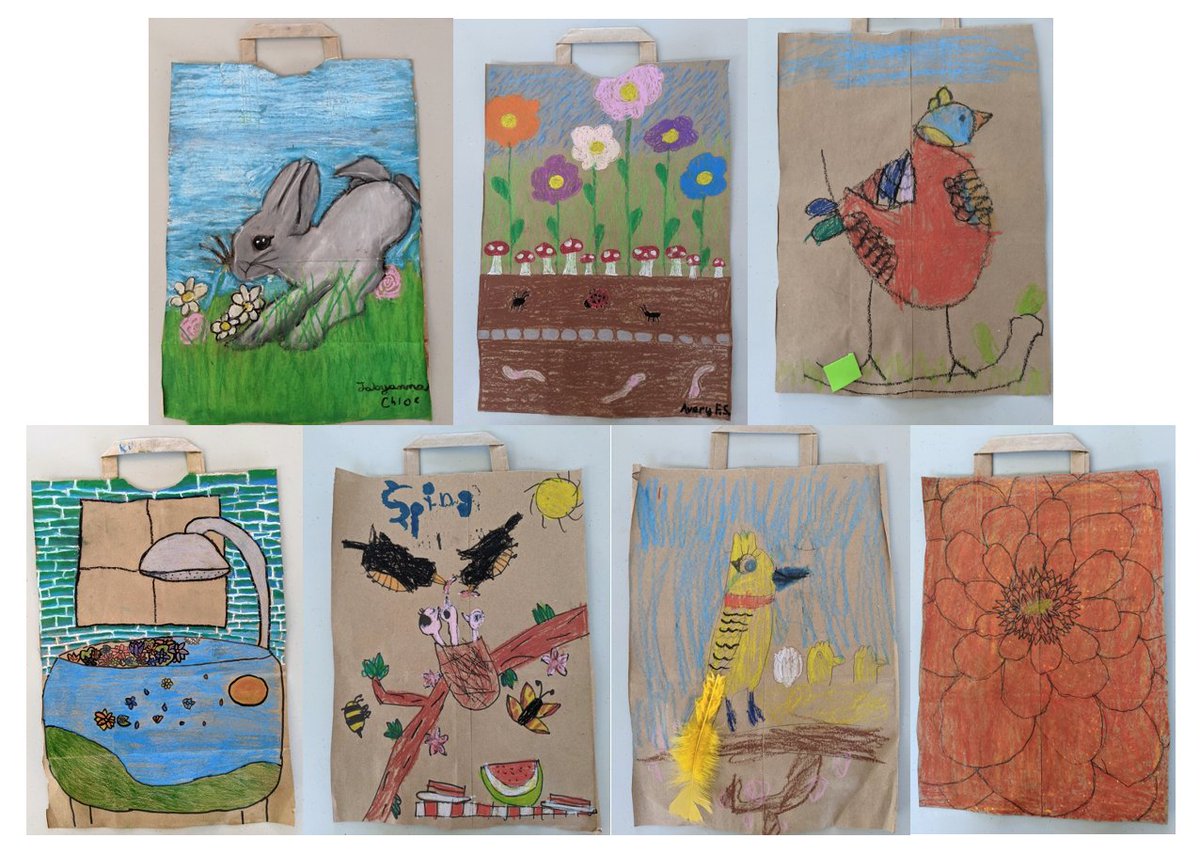 Kids Paint Rowayton 2021 – this Saturday, June 5 the entire collection by students at @RowaytonElem with the theme "Spring" will be on display on the construction fence next to RAC, plus the award winning artwork (seen here) is displayed in our windows – stop on by!!! #rowaytonct