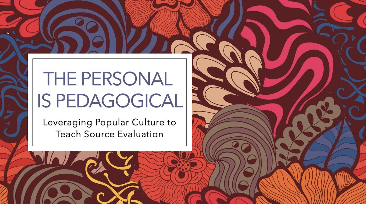 Badgersssss's tweet image. I hope to see some folks at Libraries, Archives &amp;amp; Museums IV: Outreach today! We&apos;re talking about pedagogy, source evaluation, popular culture, The Circle, Zombies, Superheroes, and more! #PCAACA21