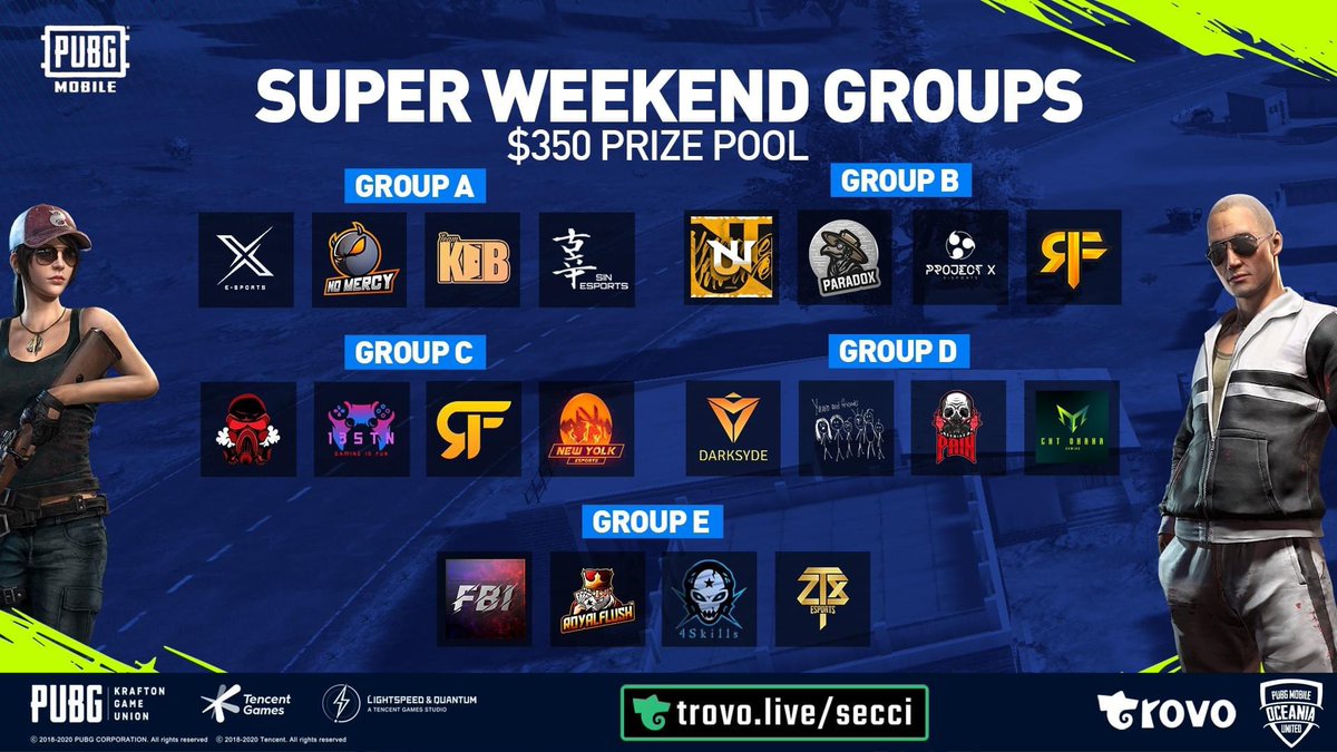 officialsecci's tweet image. The stage is set for the best teams in Oceania to go head to head this weekend! 

I’ll be co casting this with @officialganksy Friday 8pm AEST on @trovolive ! 

@PUBGMOBILE #PUBGMOBILE
