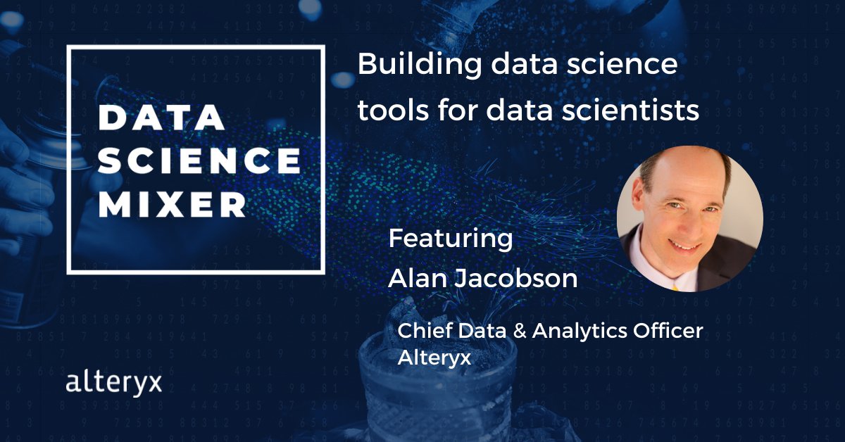Alteryx_Gene's tweet photo. On this week's Data Science Mixer podcast episode, we go behind the scenes of Alteryx Machine Learning and the Alteryx Open Source Python libraries. Tune in on your favorite podcast listening app, or the Alteryx Community. https://t.co/ZKvspwkDcz #DataScience #DataScienceMixer https://t.co/uT4uUZobOM