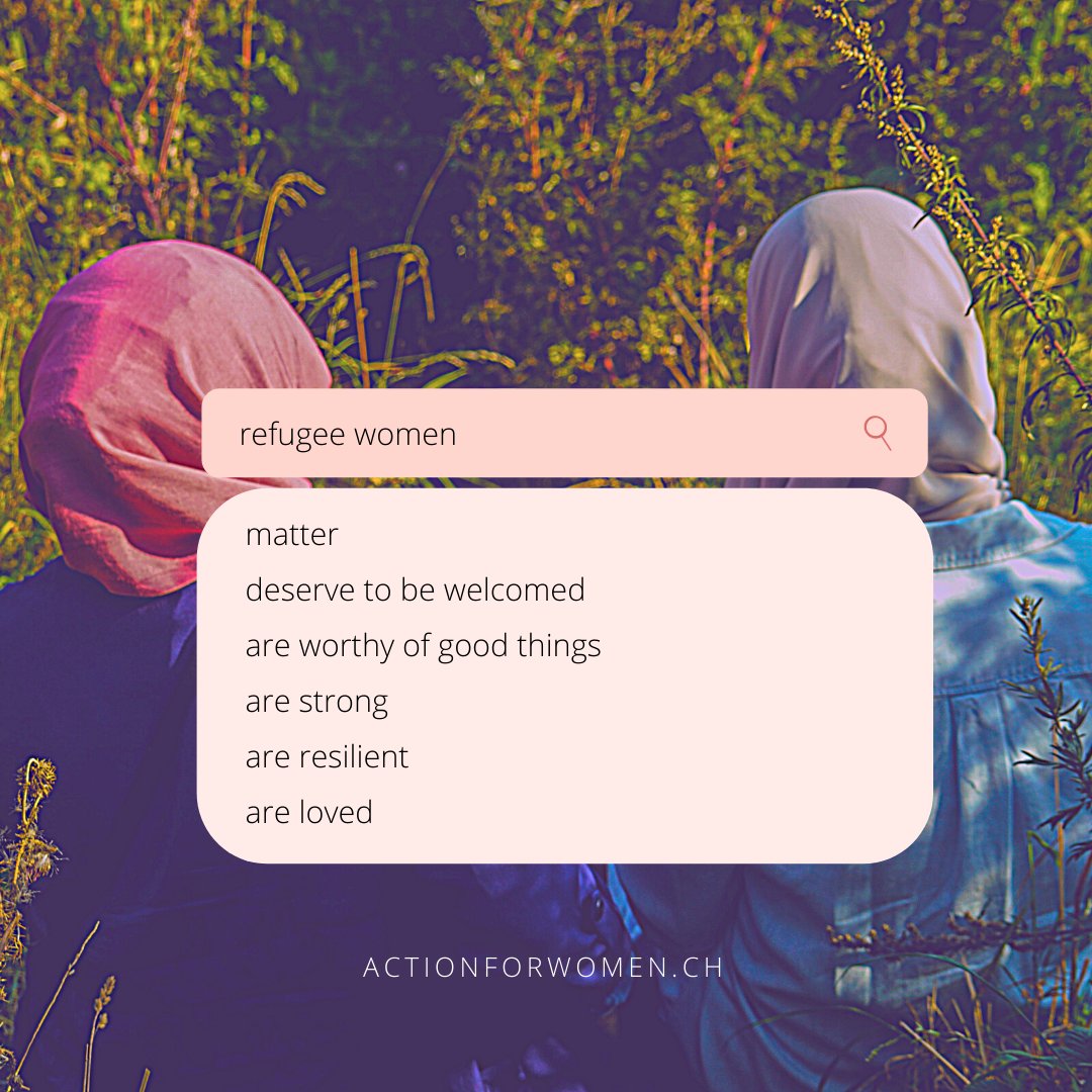 Action4WomenCH's tweet photo. Refugee women inspire us! 

It is the honor and privilege of our lives to get to work with the most resilient women we know. #RefugeesWelcome #BetterTogether 

https://t.co/lH9zD0tDxS https://t.co/ujAP2HNkd9