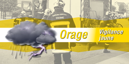 sdis91's tweet photo. Le département de l'Essonne est placé sous une double vigilance jaune par @meteofrance pour un risque d'orages et pluie-inondation dès ce soir. Soyez prudents et ne prenez pas de risques inutiles. 
@Prefet91 @CDEssonne #meteo #vigilancejaune #spp #spv #sapeurspompiers https://t.co/Iy51UmEA8R