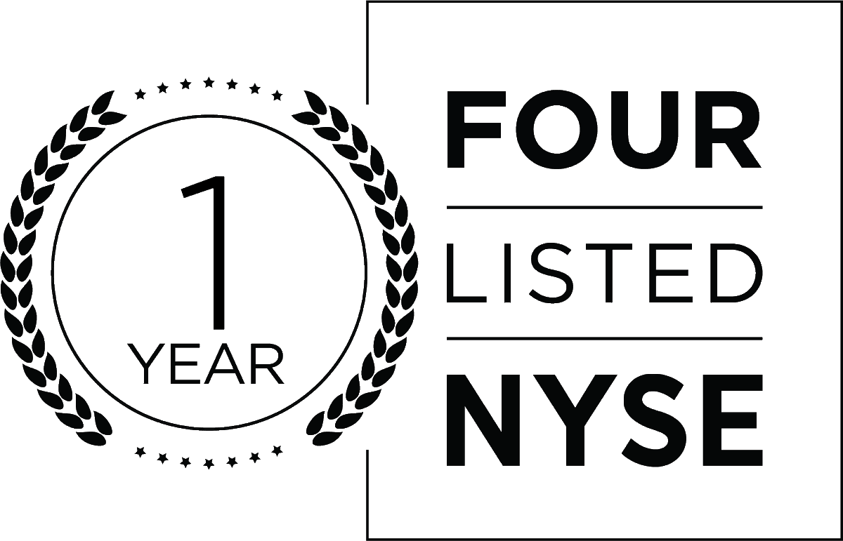 Shift4's tweet photo. Today we celebrate one year since becoming a public company and 20+ years of transforming commerce. Tune in at 3:50 pm EST as our CEO @rookisaacman rings the closing bell at @NYSE. 

View the live stream: https://t.co/kFIdD5Kz2d 

$FOUR #Shift4Payments #NYSElisted https://t.co/WkOO3jlz2P