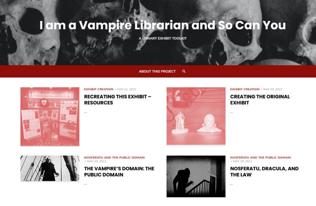 BillyTringali's tweet photo. Another fabulous @pcaaca @pca_vampires presentation at #PCAACA21 !
If you're a library person looking for new exhibits, check out my toolkit on creating a Nosferatu copyright display!
https://t.co/iMBASCnHOY
#vampirestudies #vamily #librarytwitter #AcademicTwitter https://t.co/ojpY6Z6B87