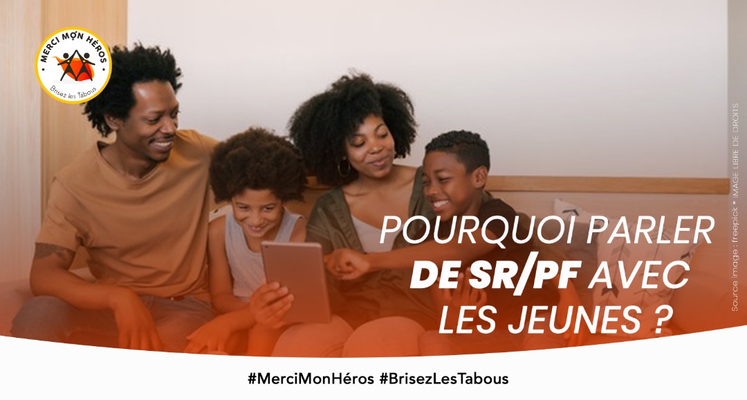 Les informations sur la SR/PF sur internet, il y a en a beaucoup, mais est-ce que cela est toujours vrai? Non, pas toujours.

Il faut donc discuter avec les adultes pour être mieux orienté, des prestataires de santé pour avoir les informations justes et utiles. 
#MerciMonHeros