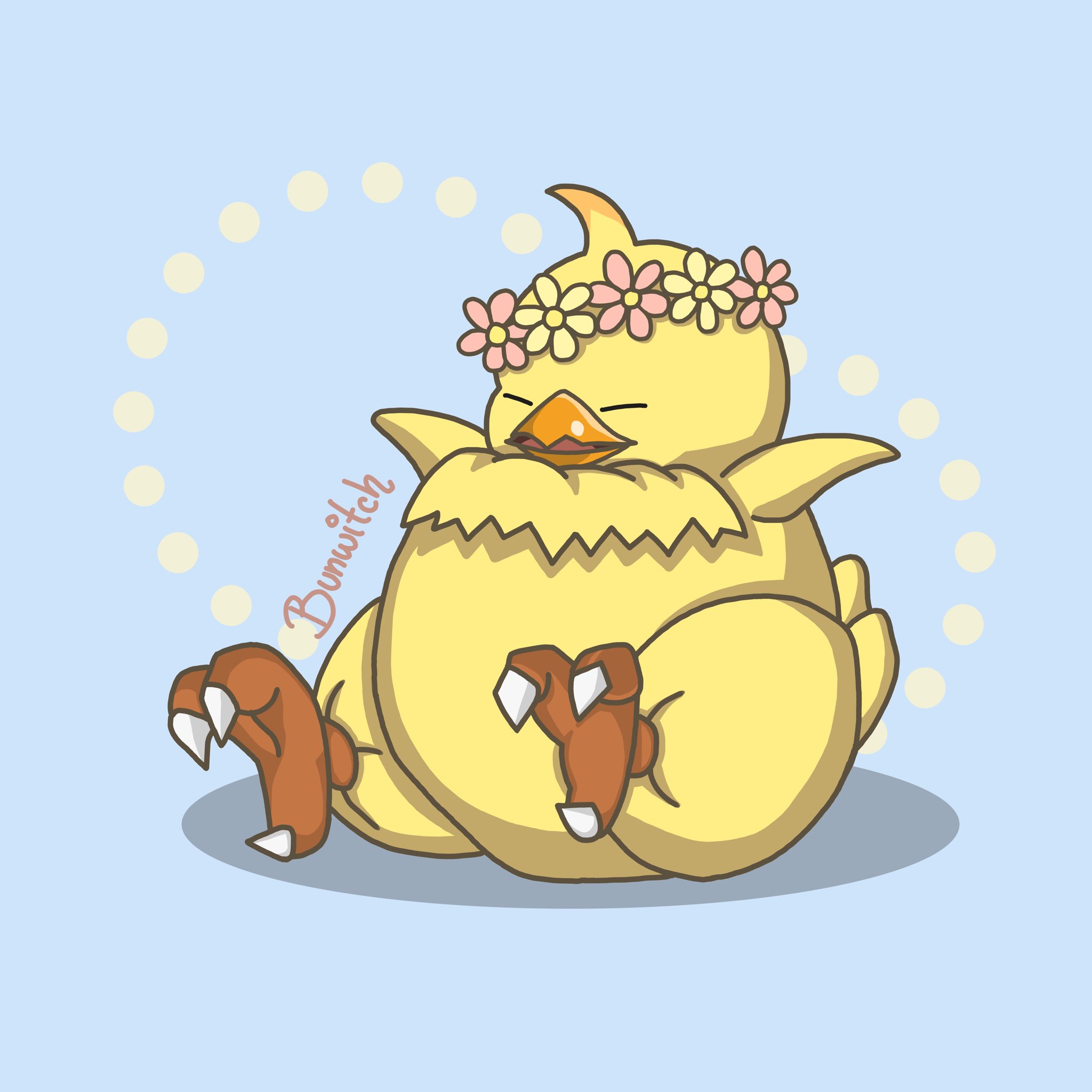 ｂｕｎ Wｉｔｃｈ If You Prefer Chunky Boys Here S A Chunky Little Chocobo Being Cute This Drawing Is Also Available On My Redbubble Store T Co Evqlxcbxda Finalfantasyxiv Finalfantasy14 Ffxiv Ff14 Fatchocobo