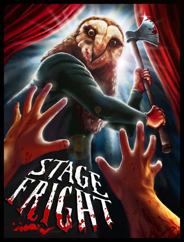 cannonlaurac's tweet photo. Stage Fright (1987)
First viewing
#LauraLovesMovies
#Junesplotation
@fthismovie
As a theatre nerd this was double fun for me. Dancing owl murderer. What more do you need?#slasher https://t.co/dsQS1CUxeK