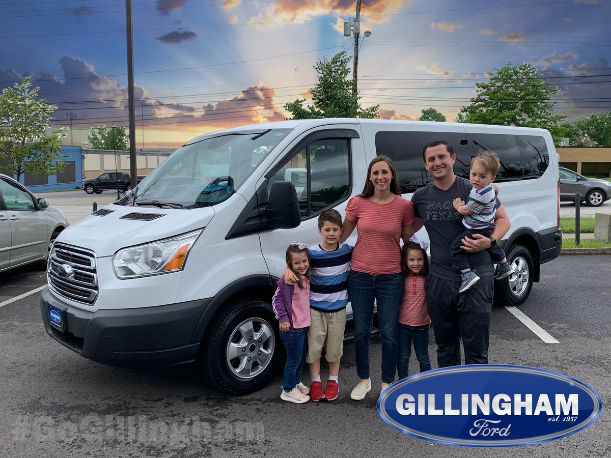 GillinghamFord's tweet photo. The Cramers need a bigger vehicle, Michelle & Ken made it happen today with this #FordTransit thanks for trusting the #GoGillingham team & drive home safely 💙 https://t.co/HimQULqCeX