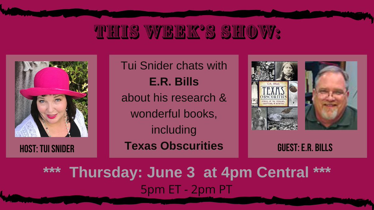 Catch me &amp; ER Bills chat about strange-but-true Texas history: the Phantom Killer, that time Japan bombed Texas, the boy with X-ray eyes &amp; more! Live/Replay link:
youtube.com/watch?v=hCMOnb…

#podernfamily #texas #history