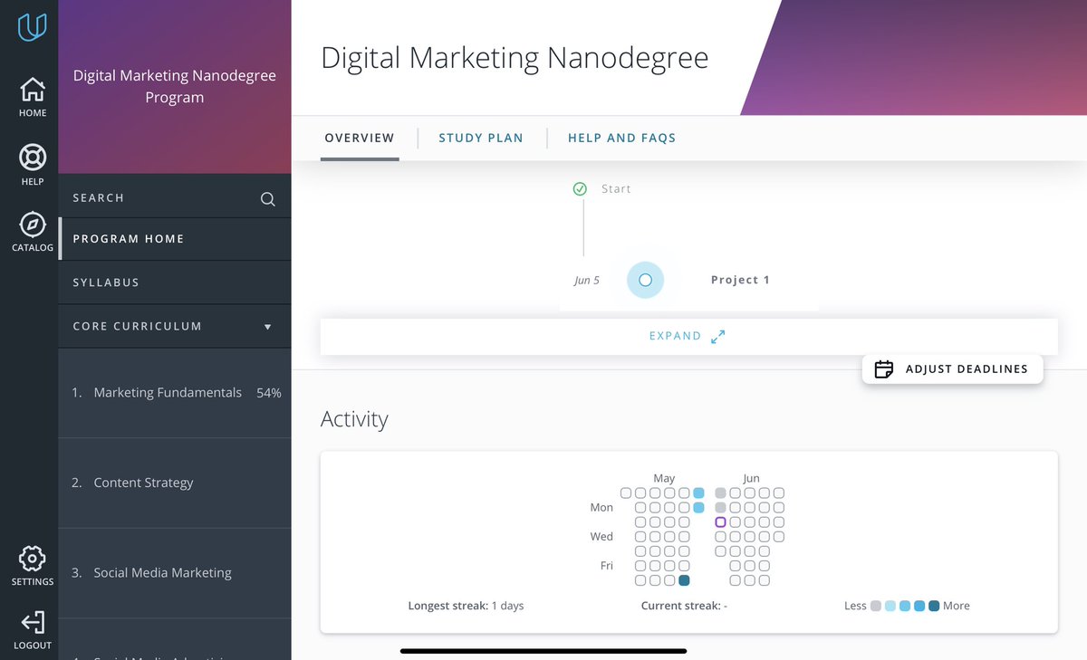 maather__1's tweet photo. 30 May | 2021 
Let’s start a new journey ✨
#udacity #DigitalMarketing #Nanodegree https://t.co/zfp74UfQ9j