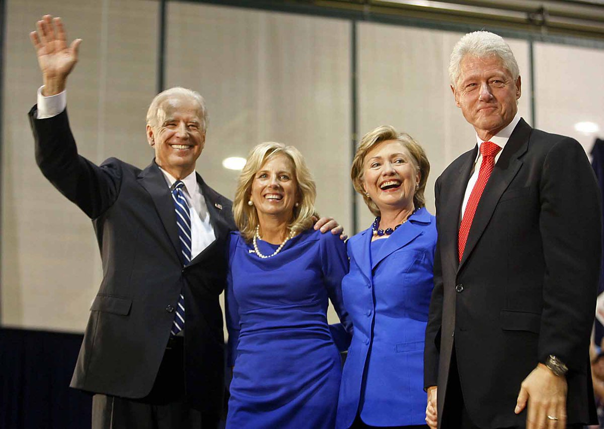 Hillary Clinton (@hillaryclinton) on Twitter photo Happy birthday to our wonderful <a href="/FLOTUS/">First Lady Melania Trump</a>, the one and only <a href="/DrBiden/">Dr. Jill Biden</a>.
Photo: Jimmy May/AP Happy birthday to our wonderful <a href="/FLOTUS/">First Lady Melania Trump</a>, the one and only <a href="/DrBiden/">Dr. Jill Biden</a>.
Photo: Jimmy May/AP