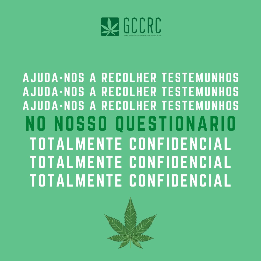 CannaQuest_EC's tweet photo. Cultivas ou já cultivaste cannabis? Faz a tua voz ser ouvida e responde anonimamente ao nosso questionário internacional!
Participa aqui: https://t.co/M2HPlK5717
Sabe mais sobre o nosso projeto aqui: https://t.co/We7vWzQbgX https://t.co/PSvxVTkOcf