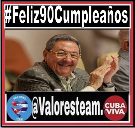 @ValoresTeam1 @AliRubioGlez @valoresteam @Reylope13 @RoselysSandoval @Rolysanchez21 @addiel_pe @DarianaGonzle17 @AleLRoss198 @DiazCanelB @QbaDCorazon 9️⃣0️⃣ razones para celebrar!! Felicidades #RaulEsRaul en mi cumple.

#FelicidadesRaul 
#Cuba
#Matanzas
@AleLRoss198 @Reylope13 @TamaraGuerraCu @Damiana_Estevz @francysk_acosta @dacosta_jani @SaraSanchezD @ESanchezcub @Nataliagp150 @YanetDCuba2020 @CamilaGzlez34 @DavidCuba2020