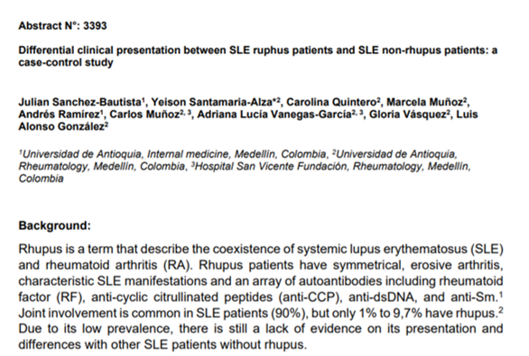 Adriana-Lucía Vanegas-García (@doctoravanegas) on Twitter photo Participando con estos resúmenes de nuestra investigación clínica en el #EULAR2021 <a href="/sanvicentefund/">San Vicente Fundación</a> <a href="/Medicina_UdeA/">Facultad de Medicina | Universidad de Antioquia</a> <a href="/doctorchmunoz/">Carlos Horacio Muñoz Vahos</a> <a href="/Osleriano/">Daniel Jaramillo A.</a> <a href="/glomavas/">Gloria Vasquez</a> @TomasUrregoC_ <a href="/YeisonSantamar4/">Yeison Santamaría-Alza</a> <a href="/JulianDSanchez/">Julián Sánchez B.</a> <a href="/marcemu_02/">Marcela Muñoz</a> Participando con estos resúmenes de nuestra investigación clínica en el #EULAR2021 <a href="/sanvicentefund/">San Vicente Fundación</a> <a href="/Medicina_UdeA/">Facultad de Medicina | Universidad de Antioquia</a> <a href="/doctorchmunoz/">Carlos Horacio Muñoz Vahos</a> <a href="/Osleriano/">Daniel Jaramillo A.</a> <a href="/glomavas/">Gloria Vasquez</a> @TomasUrregoC_ <a href="/YeisonSantamar4/">Yeison Santamaría-Alza</a> <a href="/JulianDSanchez/">Julián Sánchez B.</a> <a href="/marcemu_02/">Marcela Muñoz</a>