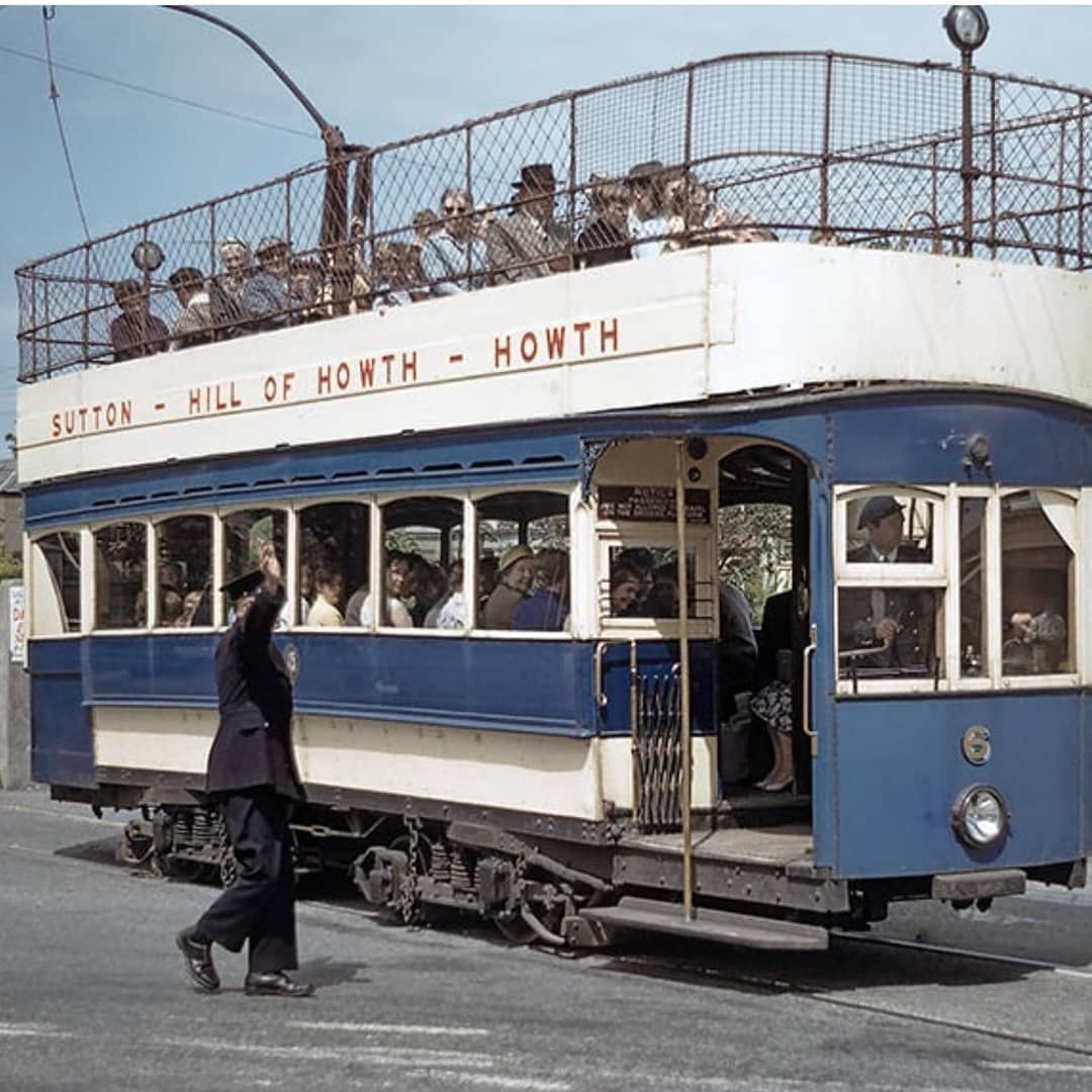 Incredible captures of the Howth Tram! 🚋 From 1901 to May 1959 it served between Howth Summit and Sutton Train Station! #FlashBackFriday via <a href="/ArchiveDublin/">Dublin Archive</a>