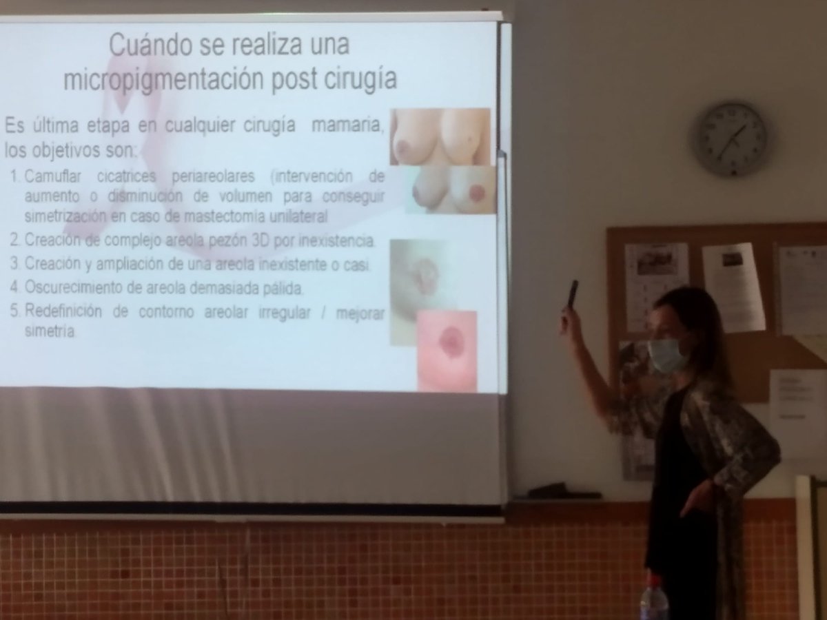 CIFPRIOEBRO's tweet photo. La estética al servicio de la salud con Carolina Vadillo Cordero "micropigmentacion paramédica". La profesión desde otra visión. Gracias y enhorabuena por esta iniciativa #SumaRíoEbro @educacyl @sacyl @fp_empresa @elcorreo_com @diariodeburgos @SERmirandaebro @mirandafmradio https://t.co/KMnXu3DaYW