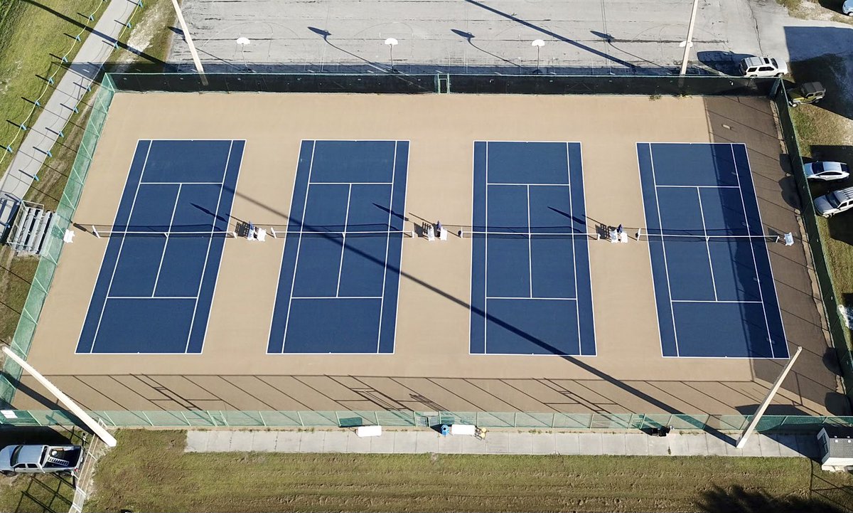 Measured for new windscreen for the already beautiful facility at <a href="/EauGallieTennis/">Eau Gallie Tennis</a> 

Can’t wait to see how the project turns out and glad they partnered with <a href="/BSNSPORTS/">BSN SPORTS</a> &amp; <a href="/UnderArmour/">Under Armour</a>