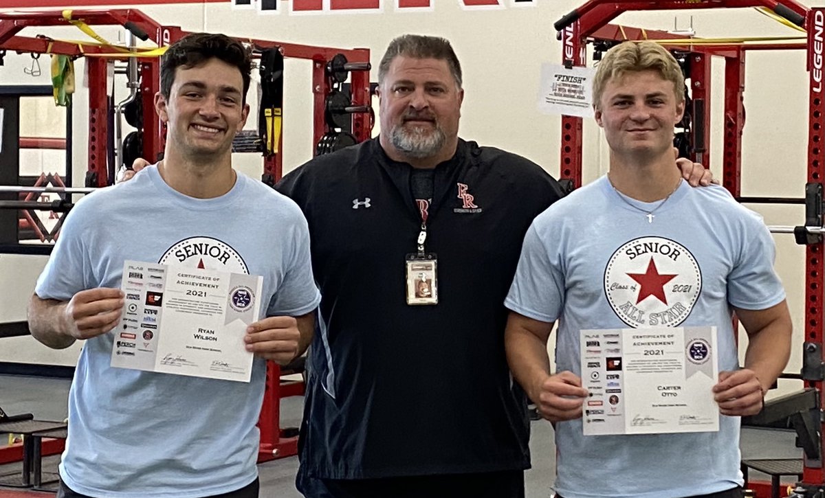 Proud of these two <a href="/NHSSCA/">NHSSCA</a> All-American Athlete Award winners! <a href="/Carterrotto/">Carter Otto</a> <a href="/_ryanwilson22/">Ryan Wilson</a> <a href="/Elk_River_Elks/">Elk River Elks</a> <a href="/ISD728/">ISD 728</a>
