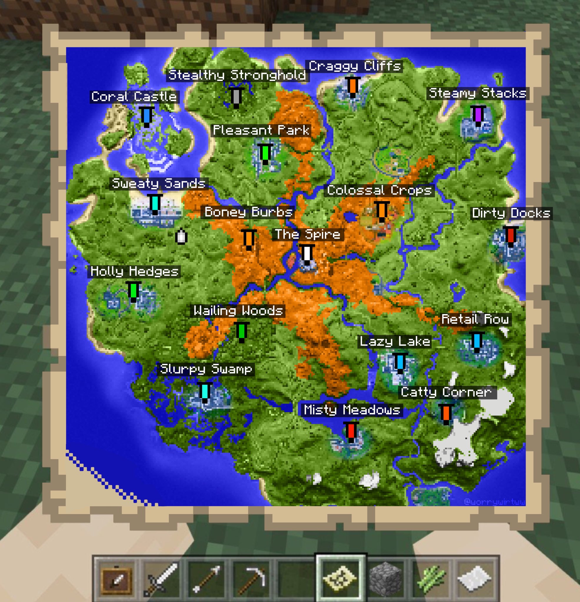 Battle Royale Minecraft Map