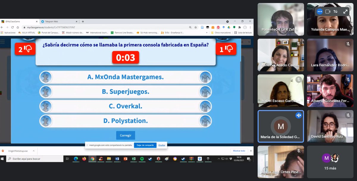 Direbollosa's tweet image. ¿Qué tal van esas batallas? Gracias a @MyClassGame podemos #Gamificar y hacer más divertido cualquier aprendizaje. #OASISCPRZAFRA @CPR_Zafra @Albertogofe @Jeacbo