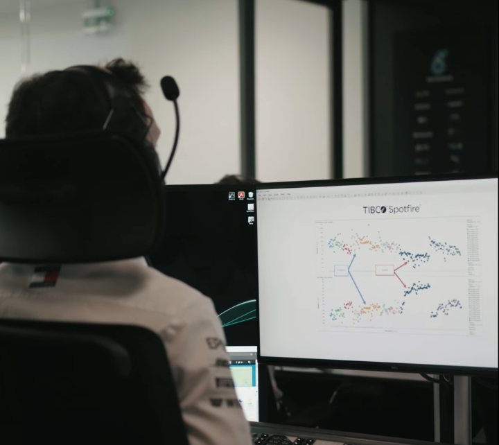 ciaradore's tweet photo. Race week means:
300 GB of data
300 sensors
10,000+ data points

@MercedesAMGF1 sift sthrough all of this data, with the help of @TIBCO Spotfire #TIBCOFast https://t.co/TNp8X1vJDN https://t.co/wKyAEeB3Ke