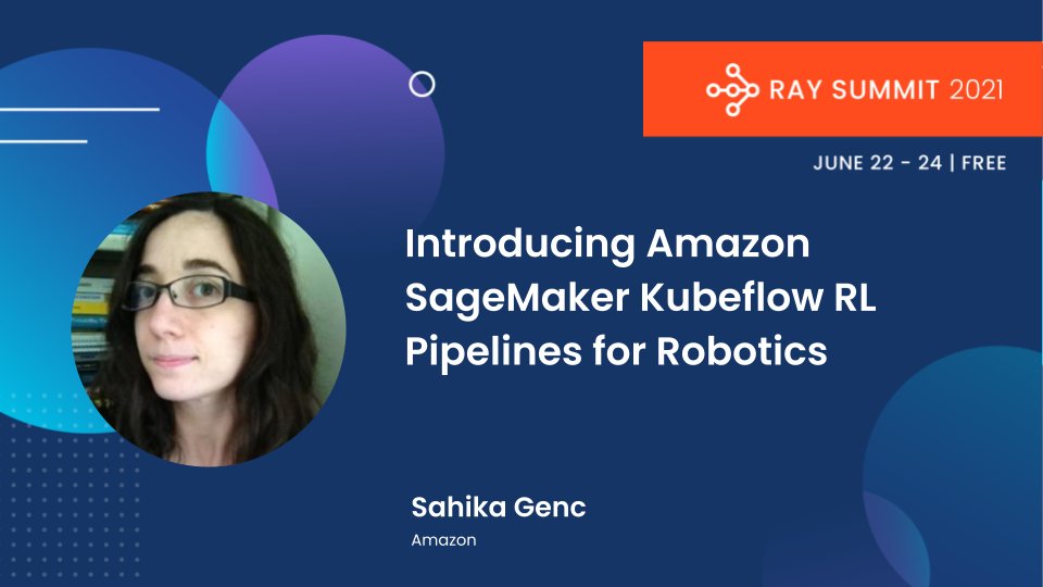 Orchestrating robotics operations to train, simulate, & deploy RL applications is difficult.

Attend @SahikaGenc's talk on how #ray & #sagemaker make it easier to experiment, manage workflows & create end-to-end solutions without rebuilding each time

bit.ly/2TwTuWR