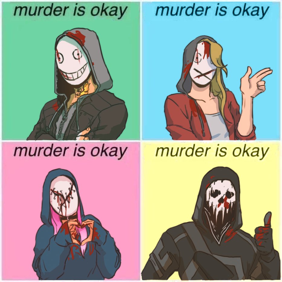 Some uplifting words from your local youngsters
--
#deadbydaylight 
