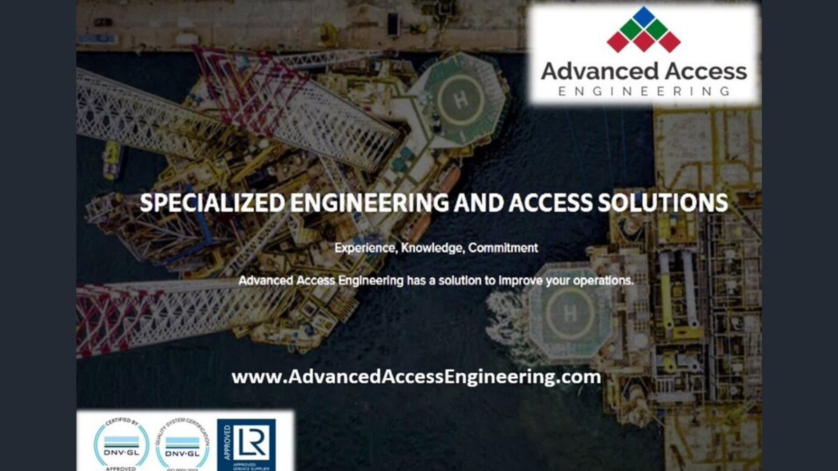 <a href="/AdvancedAccEng/">Advanced Access ENG</a> is an ISO 9001:2015 certified multi- disciplinary Engineering and Specialist Services provider. 

Learn more: advancedaccessengineering.com