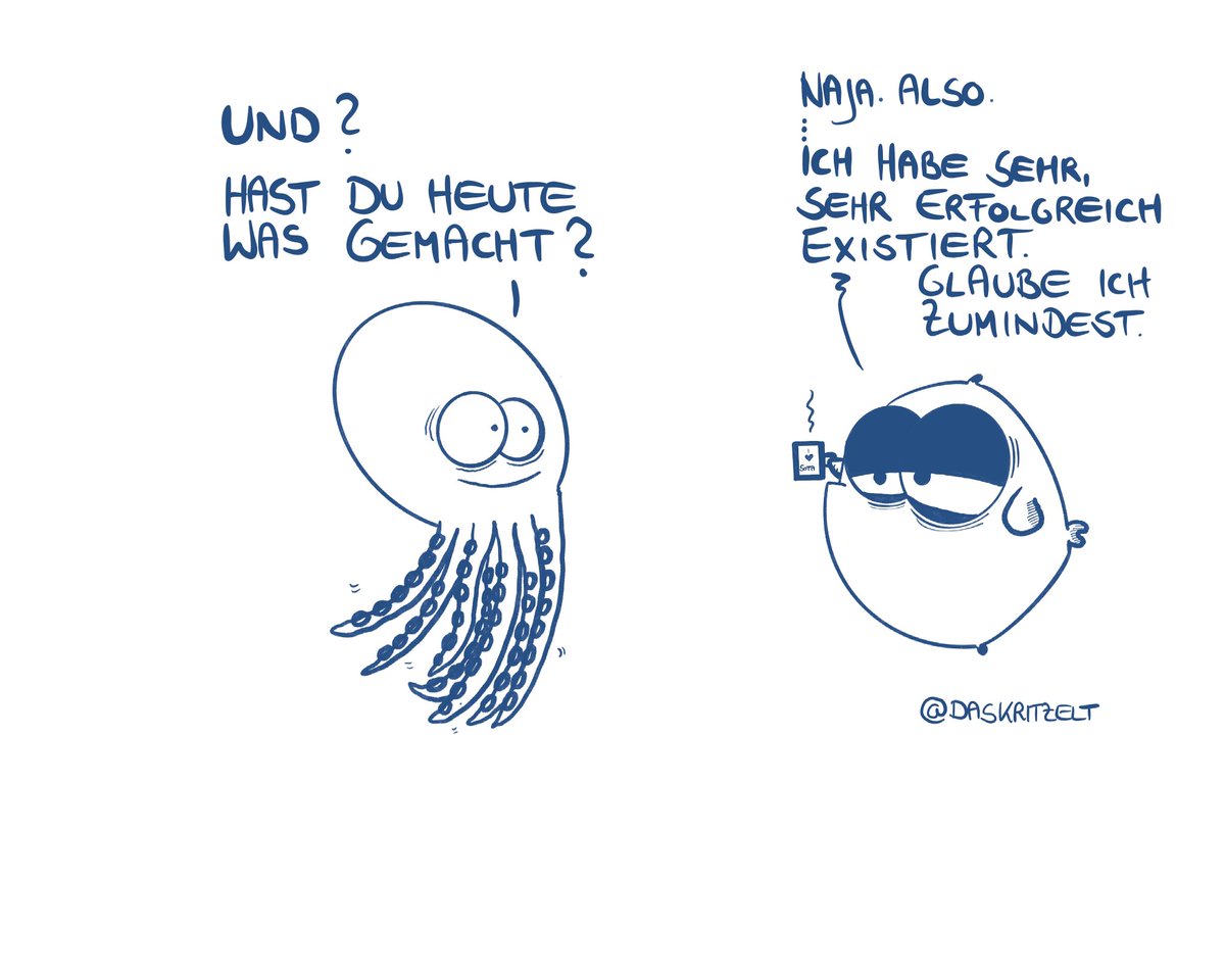 daskritzelt's tweet image. Feiertagsfeierabend