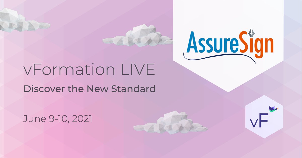 AssureSign's tweet photo. We’re a featured partner at @DuckCreekTech's #vFormationLIVE, a virtual thought leadership forum designed to keep #insurance carriers from around the globe connected to the industry expertise and cutting-edge technologies they need to run their business. #DuckCreekPartner https://t.co/UGJDWAmzwJ