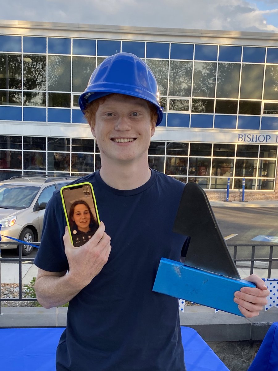 Kitt Rom Award for coxswain excellence - Jack Norman (‘21) and the Hard Hat Award for work ethic and grit - Stella Smith (‘23) (via FaceTime) Congratulations Jack &amp; Stella!