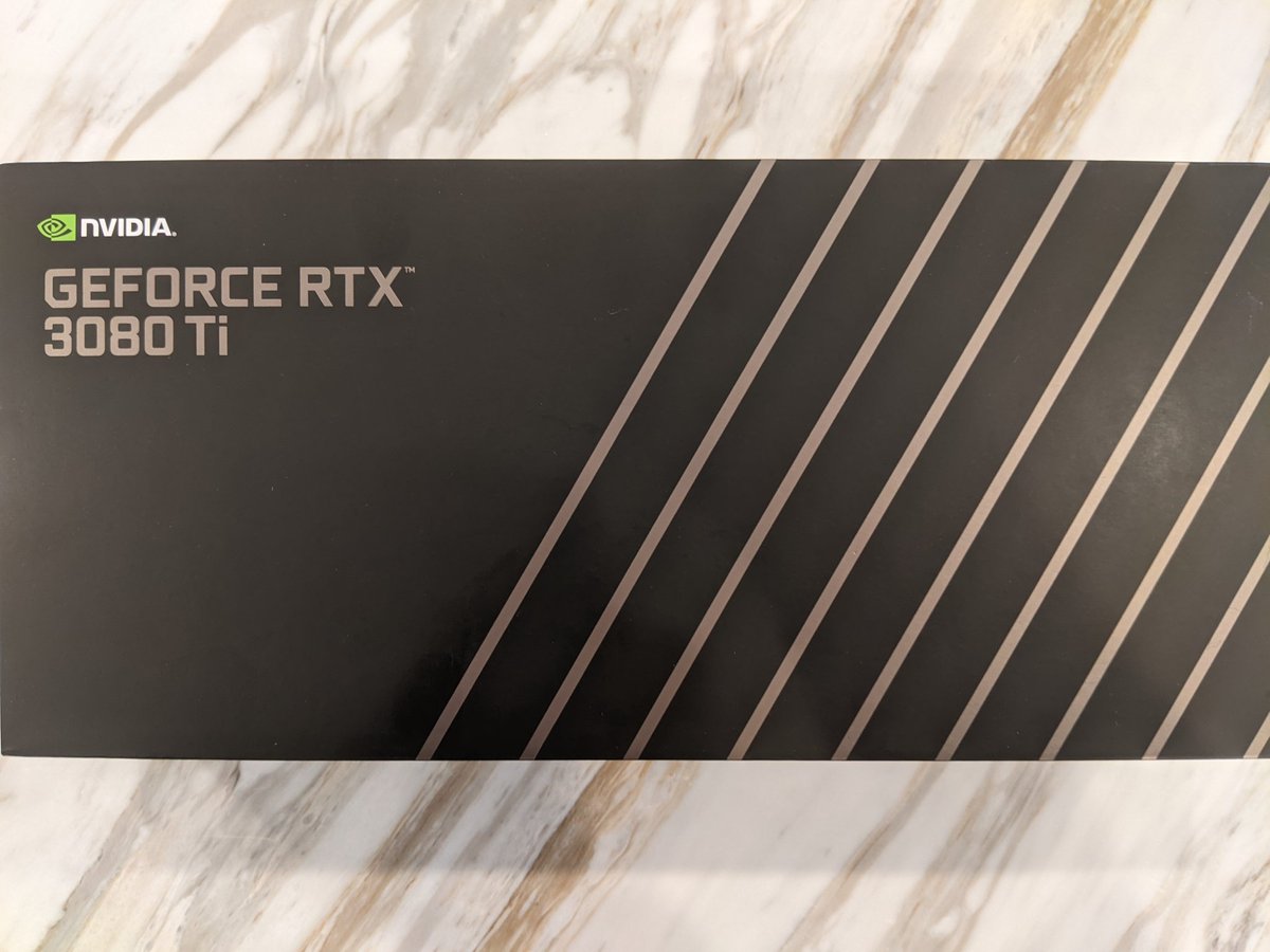 Bangkok_Express's tweet photo. Finally. #RTX3080Ti has been acquired after 16 hours in line at @BestBuy. I want to thank the Seattle store employees for being extremely  professional and friendly towards all customers and making the process smooth. https://t.co/Op5Diwnpct