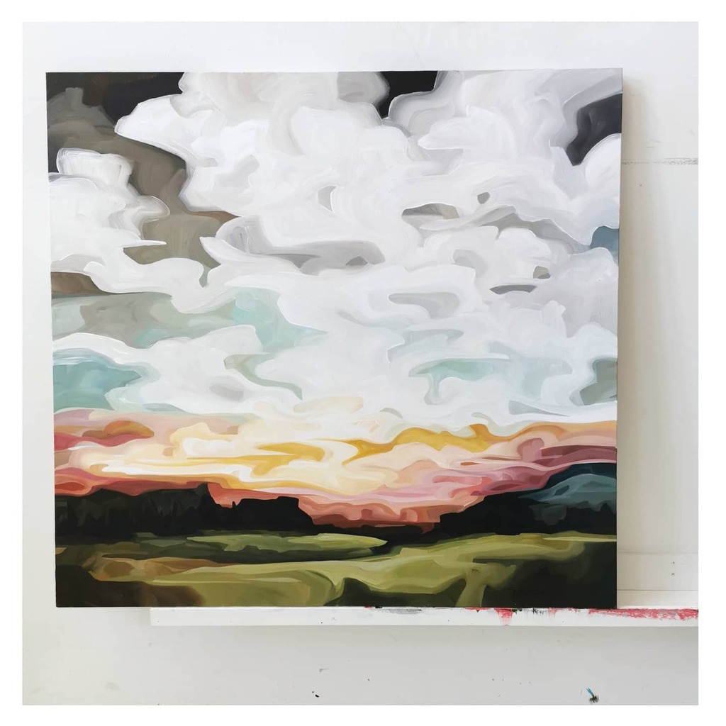 susannahbeeart's tweet photo. Sending another beautiful sky out today ... So grateful for everyone who welcomes a painting of mine into their hearts and home.  Thank you for investing in me and my work! 💗
*
*
*
(Sold)
*
*
*
*
#commissionedart #beautifulskies #abstractlandscape #skyscape #skypainting #ear… https://t.co/LH7ghs9sWb