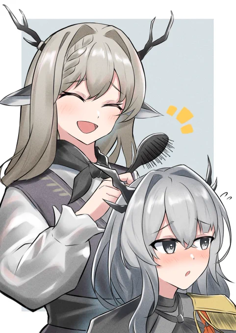 「じっとしてて!」
#アークナイツ #明日方舟 #Arknights 