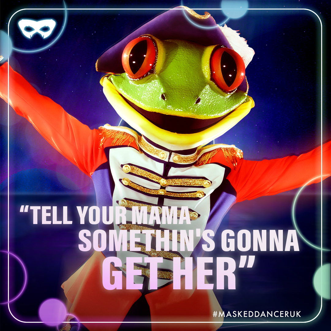 MaskedSingerUK's tweet photo. 🔍👀 Can you HEAR the CLUE hidden in this song? 👂🎶 #MaskedDancerUK https://t.co/8wD1TFFyc2