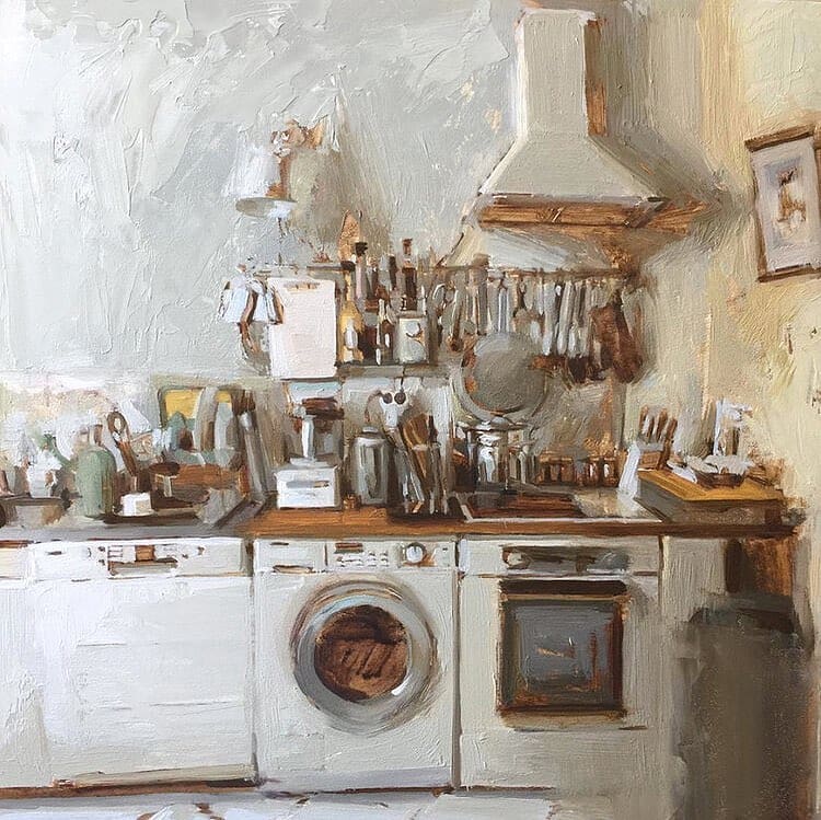 “Parisian Kitchen” by Mary Sauer