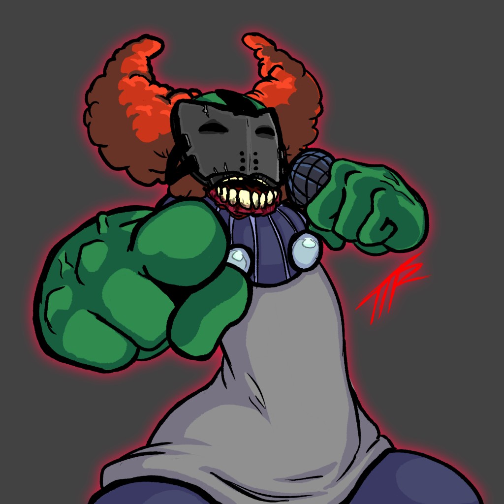 ArtsKojo's tweet photo. Did a quick FanArt for Phase 1 [Tricky Mod- Improbable Outset ] 🤡😈💯
#fridaynightfunkin #fnf #fridaynightfunkinmod #madnesscombat #trickytheclown #madnesssong #Chaotic #improbableOutset #trickyfnf #trickymod #trickyphase3 https://t.co/3SWY9HdYCp