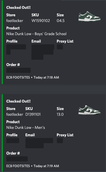 what a day. blessed to have been able to hit at all! thanks to <a href="/sigmabots/">sigma x SecretCLI</a> @easycopbots <a href="/PersonalProxies/">Personals Only | Proxies and Servers</a> <a href="/HypeProxiesio/">Hype Proxies</a> @hiveproxies <a href="/LiveProxies/">Live Proxies</a> <a href="/SurgeProxies/">Surge Proxies</a> <a href="/GFNF__/">GFNF</a> and also to the homies <a href="/_tcclub_/">_thecountryclub_</a> <a href="/crew_azn/">Azn Boi Crew</a>