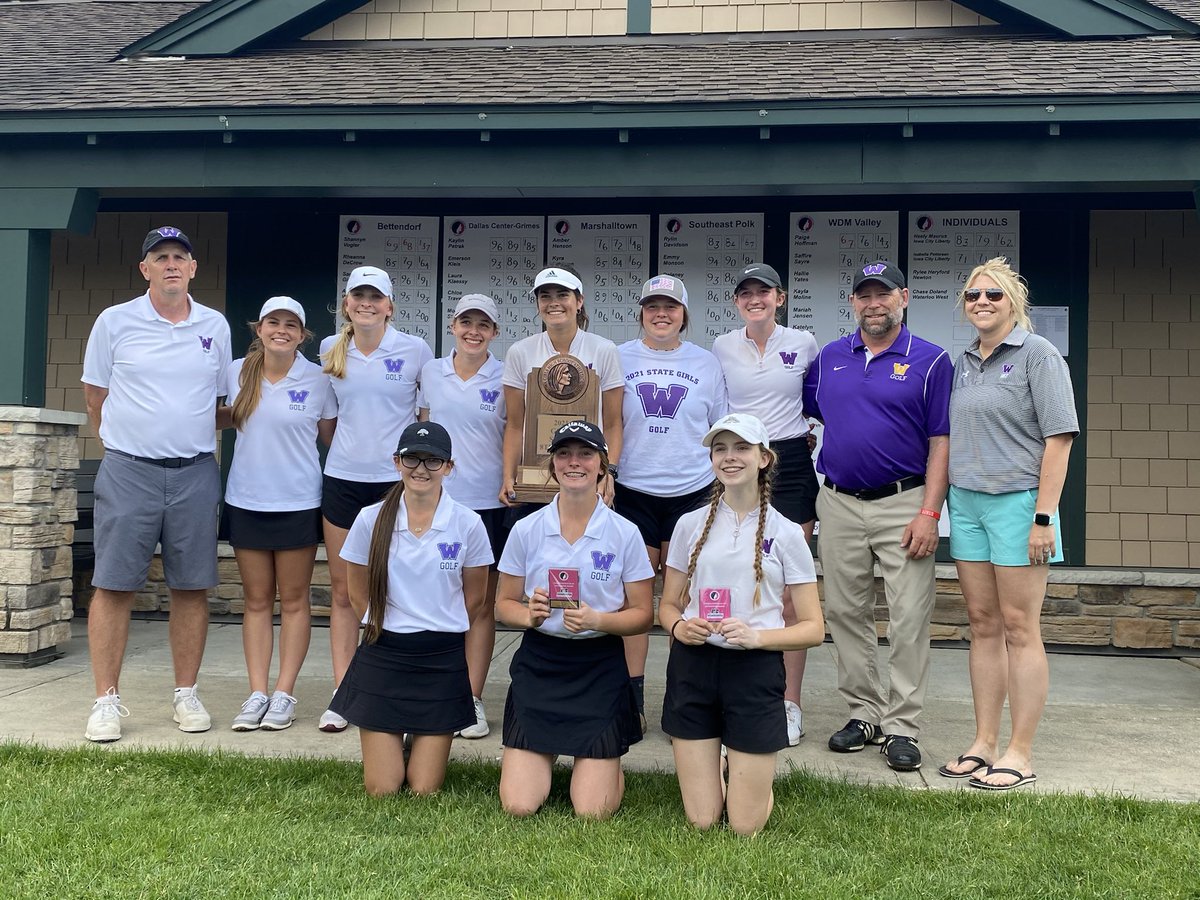 An outstanding season for the girls golf team. Congratulations players and coaches on an 8th place finish at the State Golf tournament. State tournament string goes to 11 straight years!