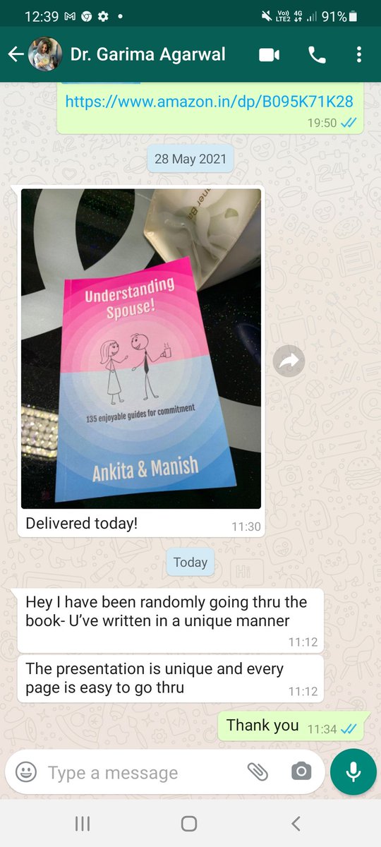 dr_ankitaraj's tweet photo. #customerreview #UnderstandingSpouse https://t.co/ximKMHzOhi