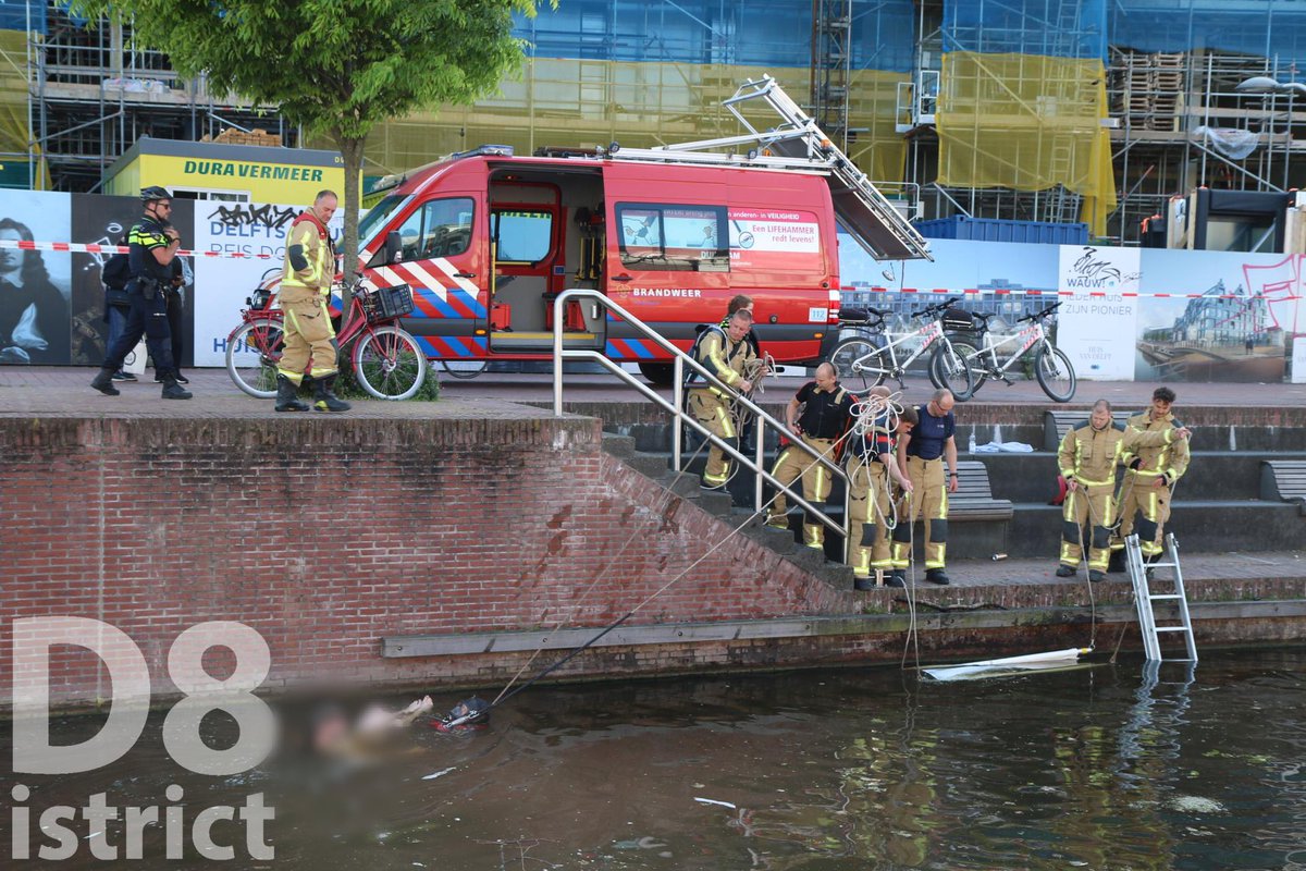 Melding brandweer Houttuinen Delft