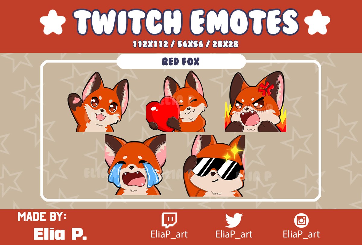 EliaP_art's tweet photo. Nuevo pack de emotes en mi tienda de Etsy!
https://t.co/VwbPJujQUB
#twitch #twitchtv #emotes #TwitchEmoteArtist #twitchemotes #badgets https://t.co/QcWcnDTcJJ