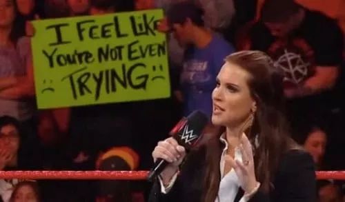 warhogschief's tweet image. "I feel like you're not even trying."

Sign who resume WWE talent relations.

#CmPunkWasRight