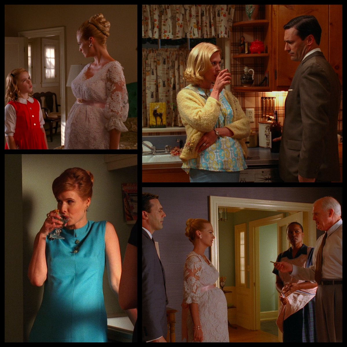 RadMadWomen's tweet photo. Check out reference pics from S3E3, My Old Kentucky Home, featuring pregnant women drinking, Joan’s hidden talent, and a really cool bag. https://t.co/2WQvJICJnB https://t.co/aOrMmtoiMe